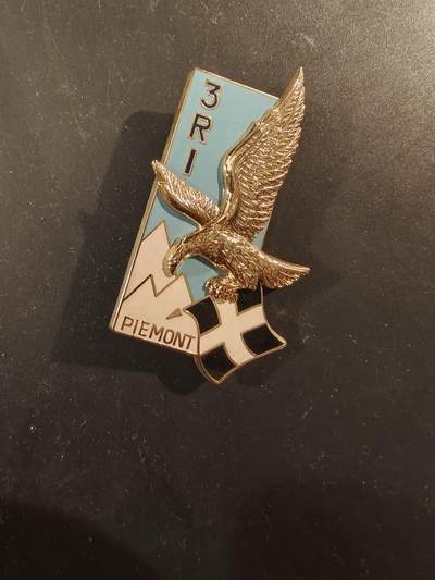 老王徽章第189期 - 法国陆军第3步兵团证章      该团是法军历史最悠久的六个老牌步兵团之一，创建于大革命时期