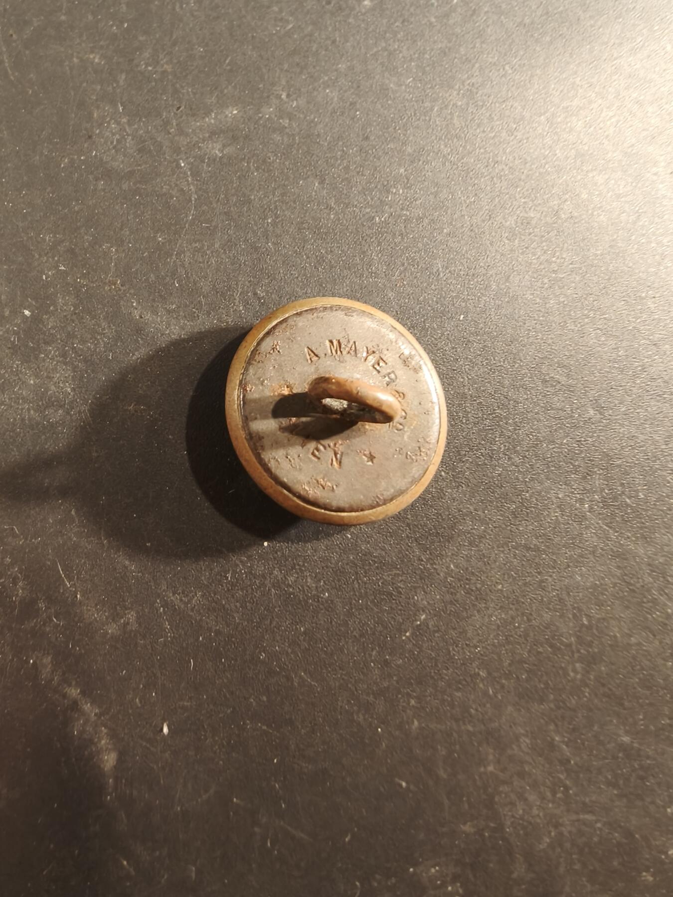 老王徽章第189期 一战土耳其奥斯曼帝国陆军铜扣      20mm