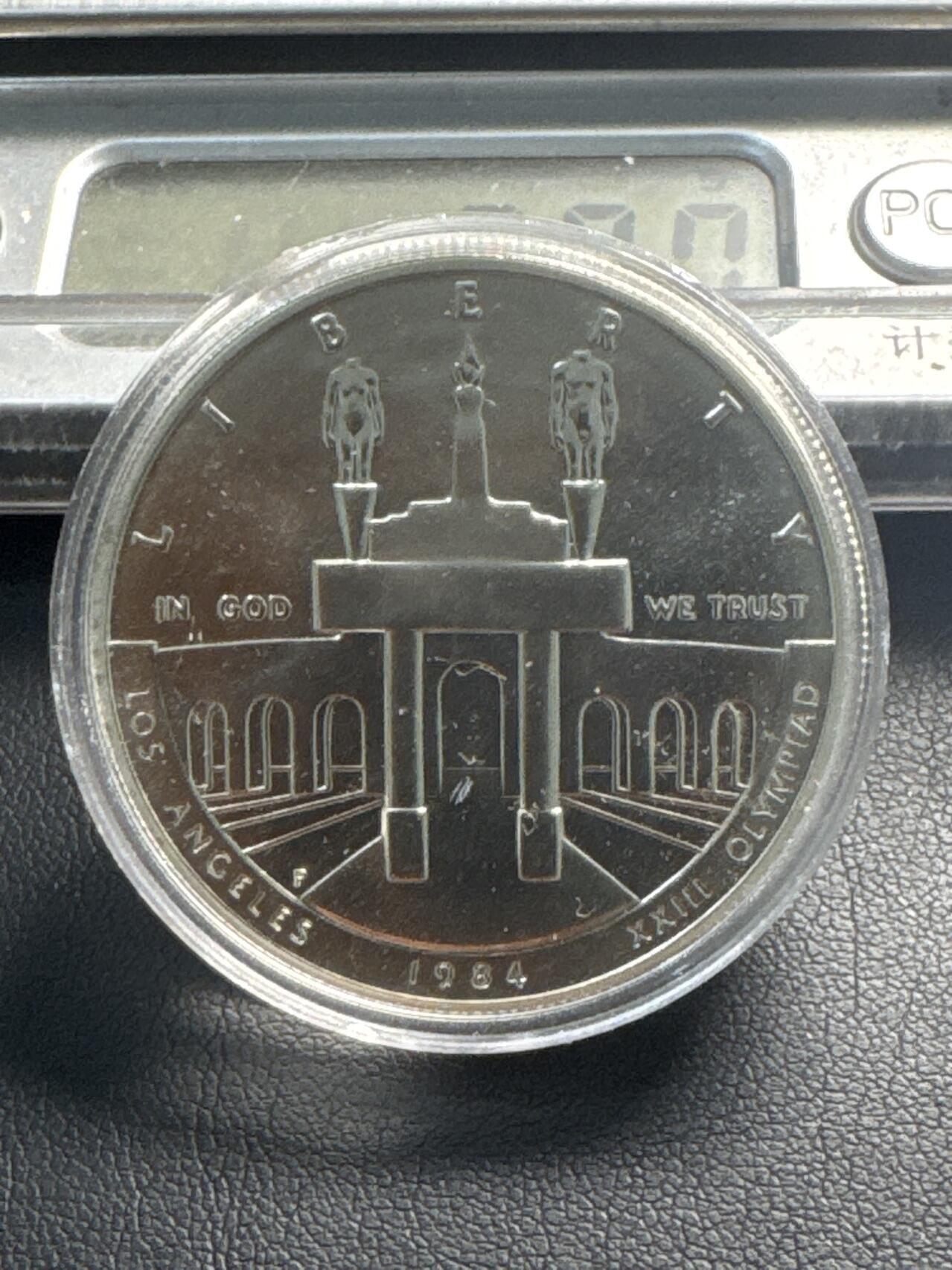 ❤️【币观天下】❤️ 第346期钱币拍卖场- 2026.3.27周五晚上6点半场 长期征集拍品  1984 美国 洛杉矶奥运会1美元银币26.77克