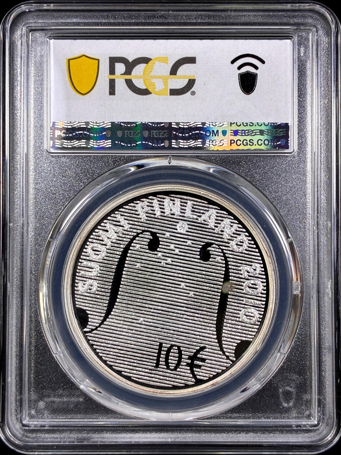 【雨安】【直播拍卖】【第0130期-评级币章】2026-03-28 周六 19:30 (金价981.33, 银价17.11) [评级欧元] Finland 欧元 芬兰 10欧元 2010年 芬兰演奏家孔斯塔·于尔海 PCGS-PR68DCAM 精制币