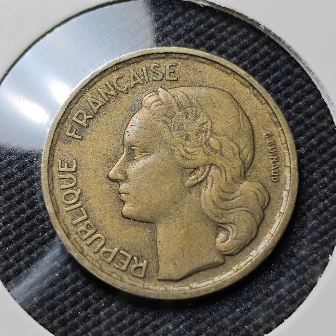KK钱币收藏小铺  第406期 2月预留时间 周末发货  法国10法郎铜币