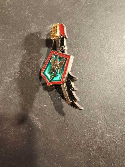 老王徽章第189期 - 法国陆军第7猎骑兵团证章     该团现为法国轻装甲兵团