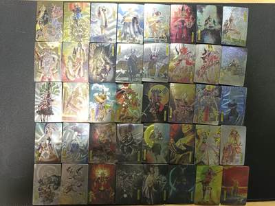 天玑星卡拍第181期《3.26周四截拍》持续收拍收评中 满赠卡需备注 - 大圣卡通 战国武将绘卷 小卡 粗闪 72张