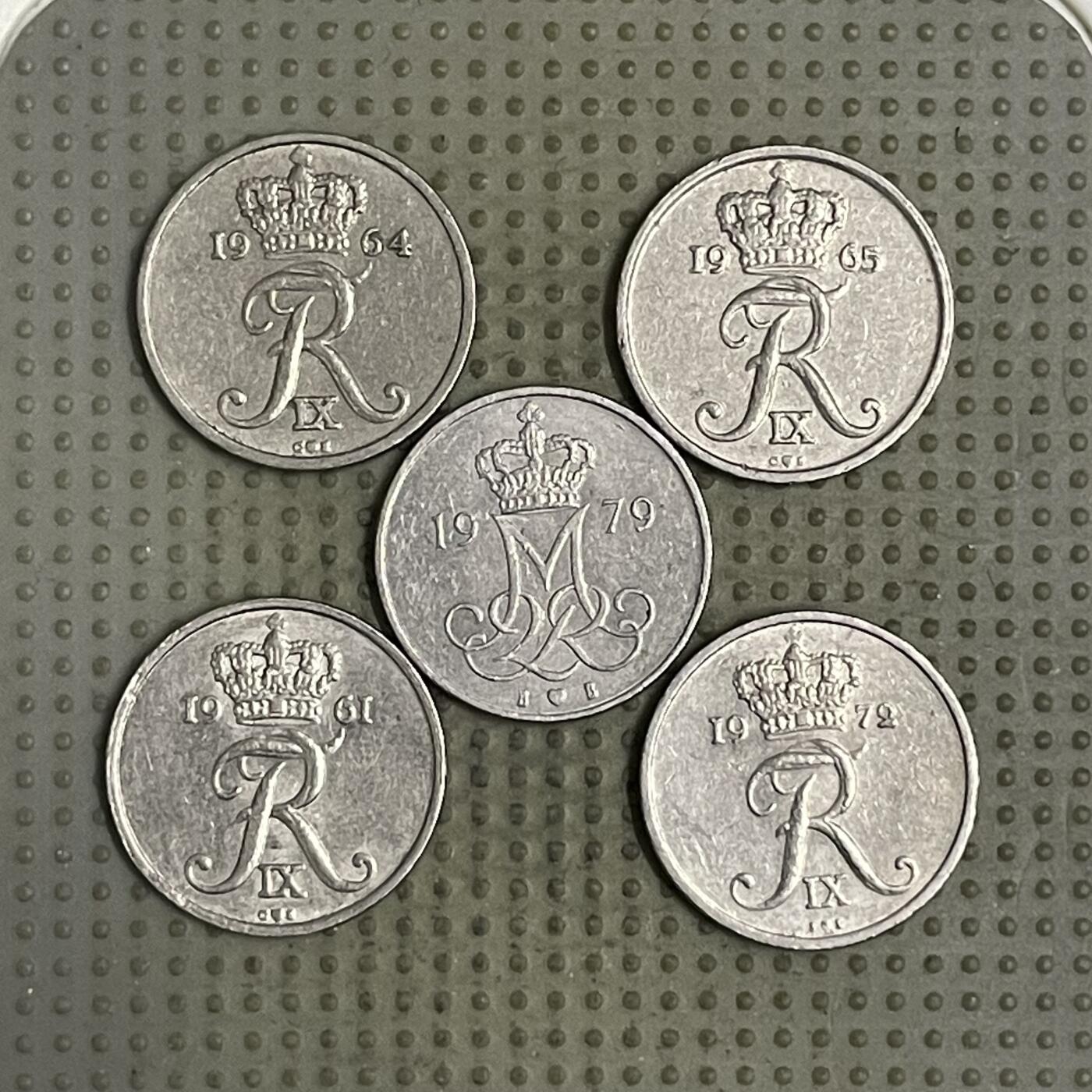 2026年第38场各国散币拍卖（总第188场） 丹麦10欧尔5枚