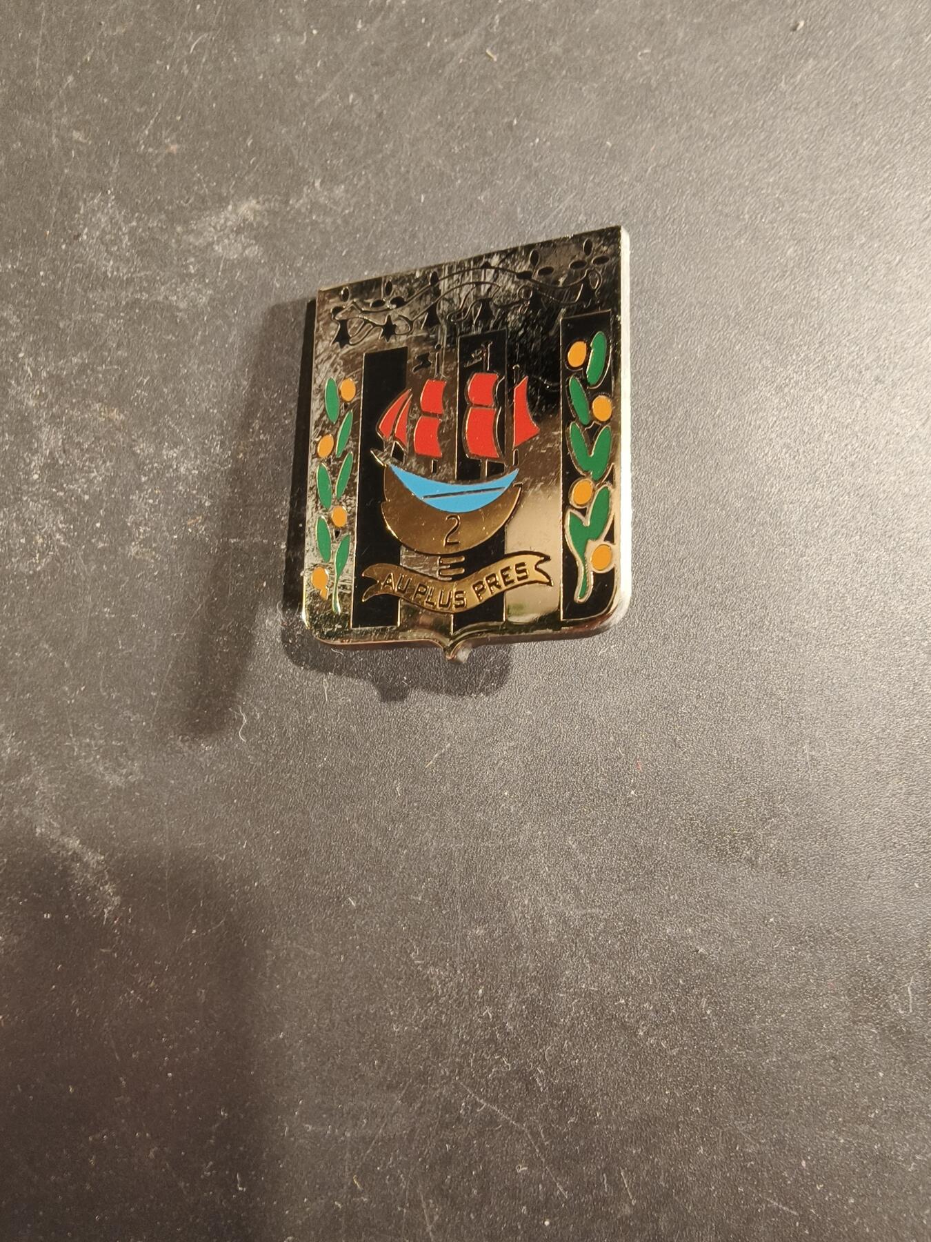 老王徽章第189期 法国陆军第2步兵团证章