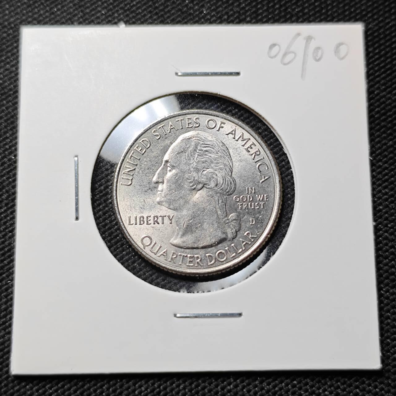 KK钱币收藏小铺  第406期 2月预留时间 周末发货  美国25分纪念币