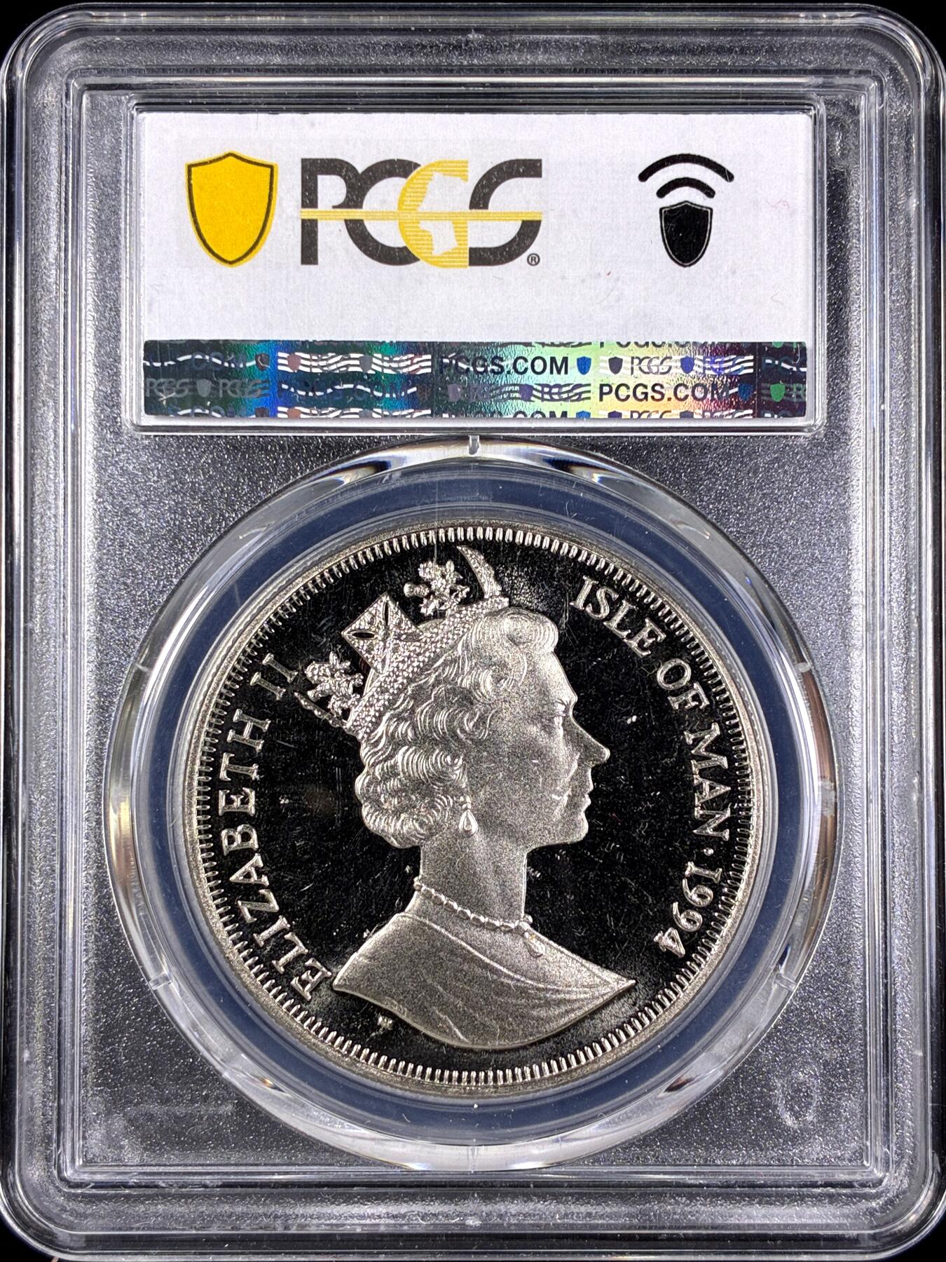 【雨安】【直播拍卖】【第0130期-评级币章】2026-03-28 周六 19:30 (金价981.33, 银价17.11) [评级现代] Isle of Man 马恩岛 1克朗 1994年 地面部队  PCGS-MS67