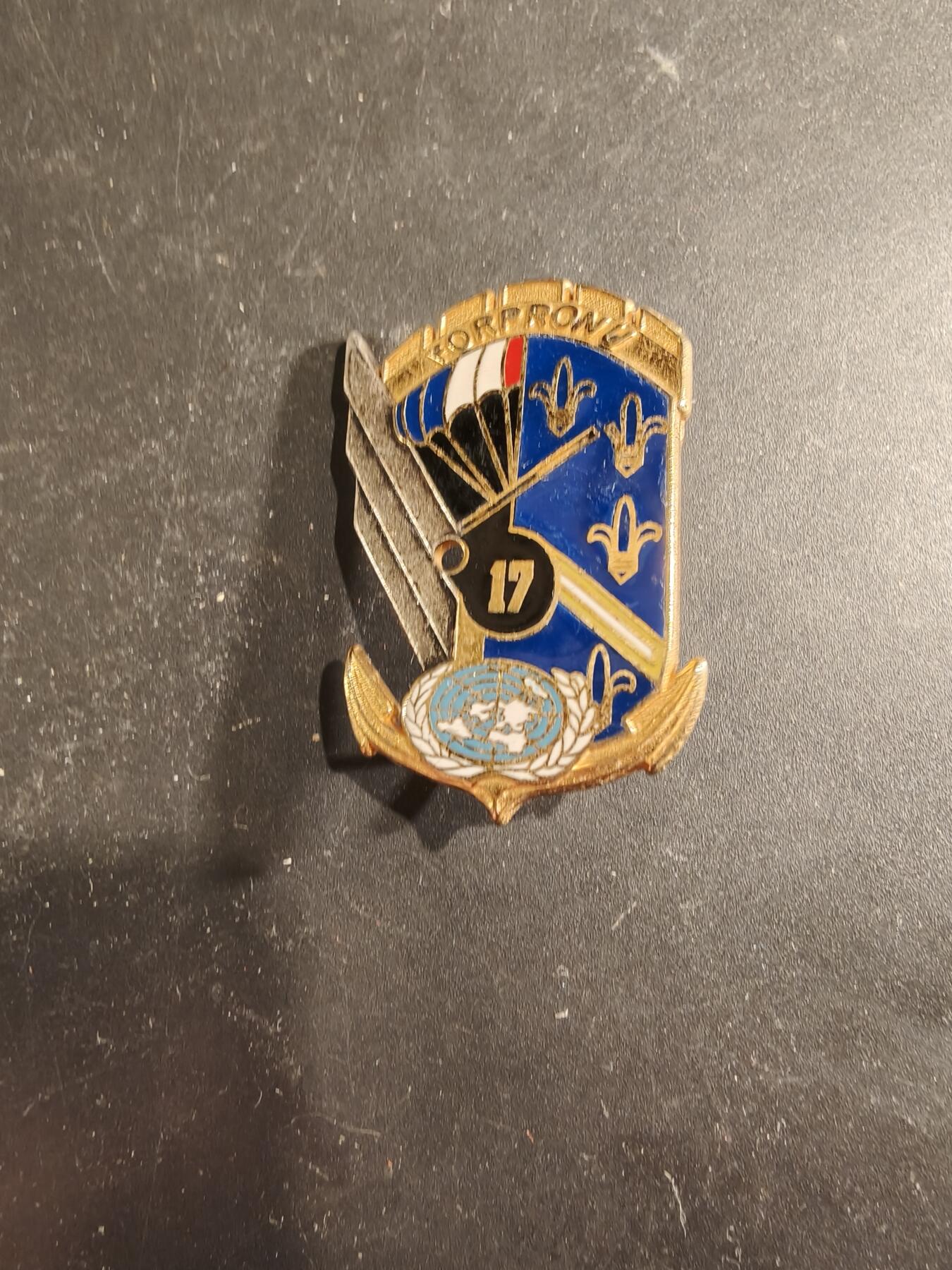 老王徽章第189期 法国陆军第17伞降工兵团第3连证章