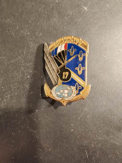老王徽章第189期 - 法国陆军第17伞降工兵团第3连证章