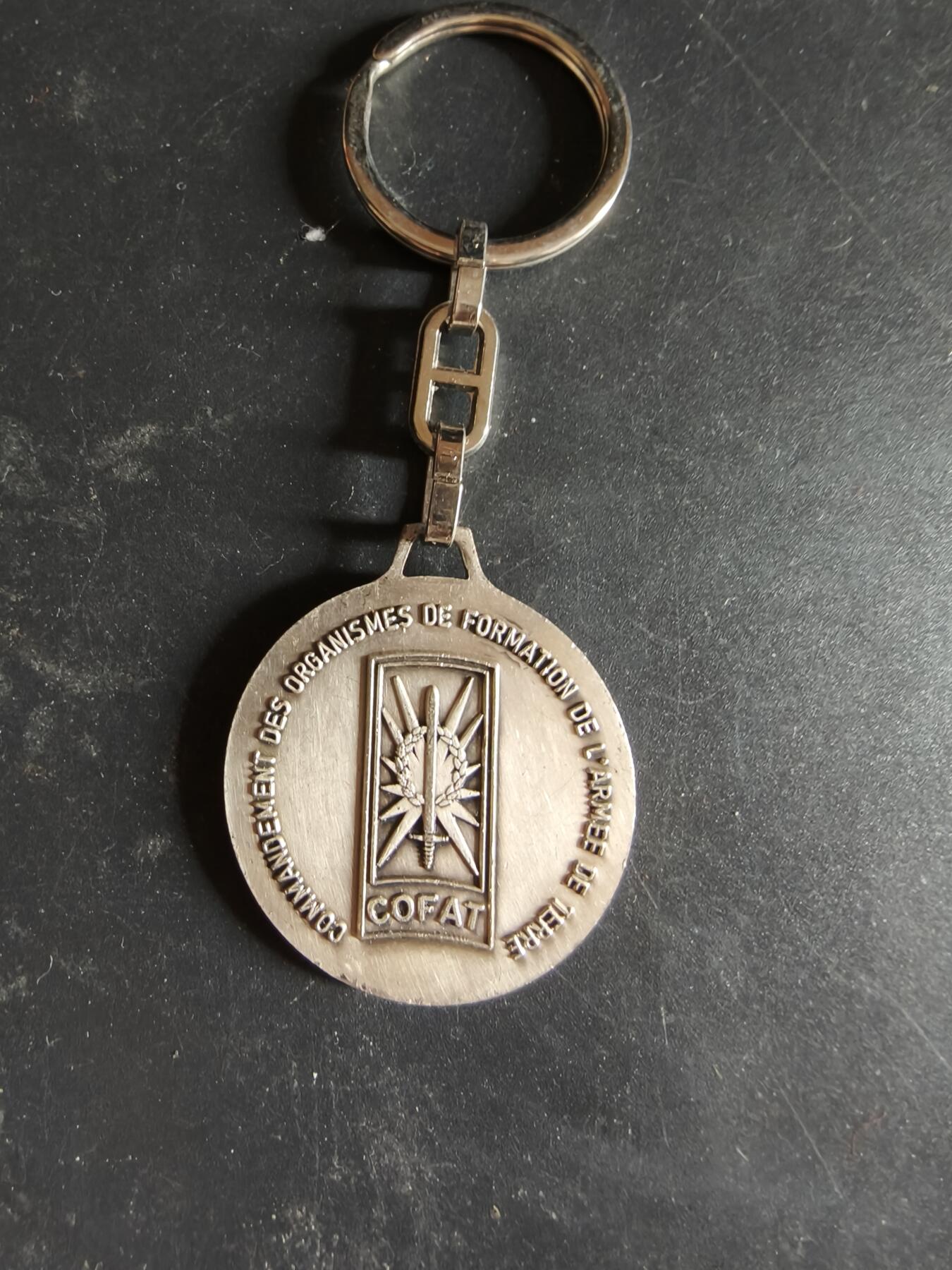 老王徽章第189期 法国陆军培训机构司令部钥匙扣