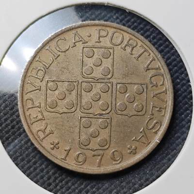 KK钱币收藏小铺  第407期 2月预留时间 周末发货 -  1979葡萄牙50分铜币