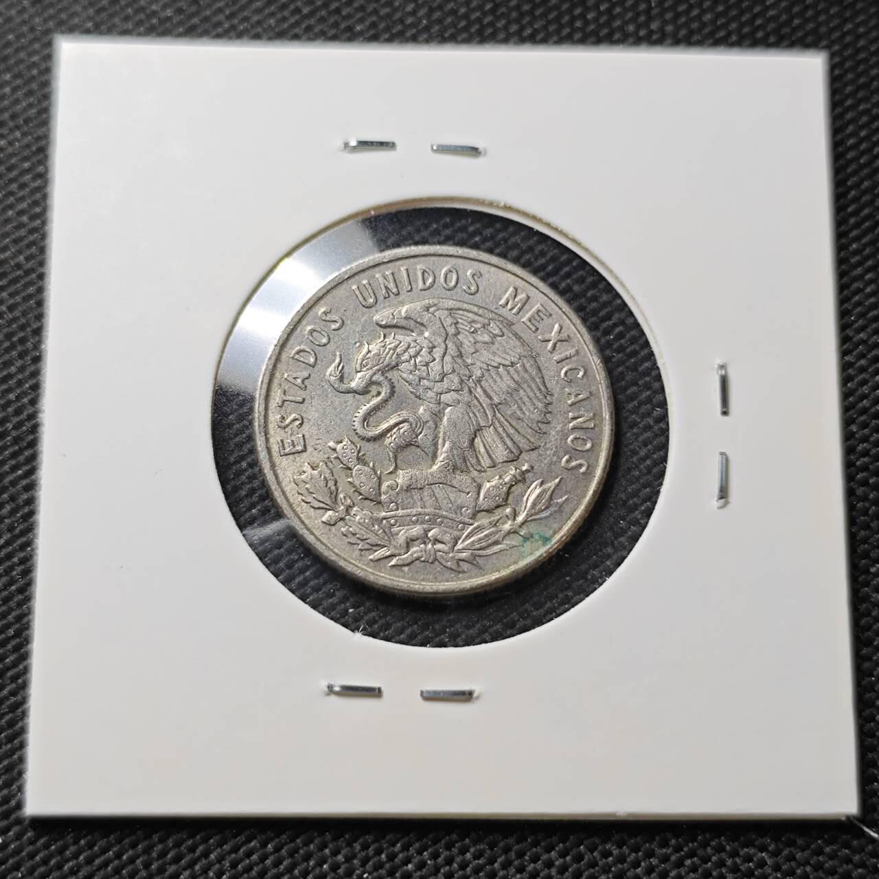 KK钱币收藏小铺  第407期 2月预留时间 周末发货  墨西哥10分