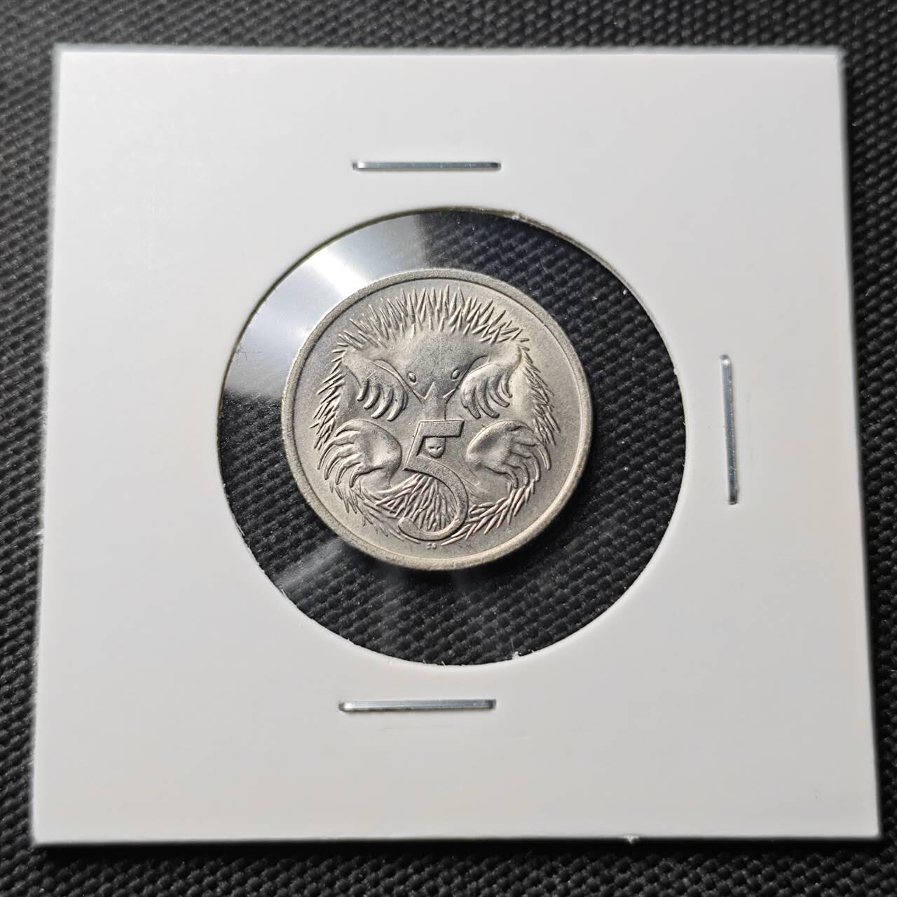 KK钱币收藏小铺  第406期 2月预留时间 周末发货 1982澳大利亚5分 