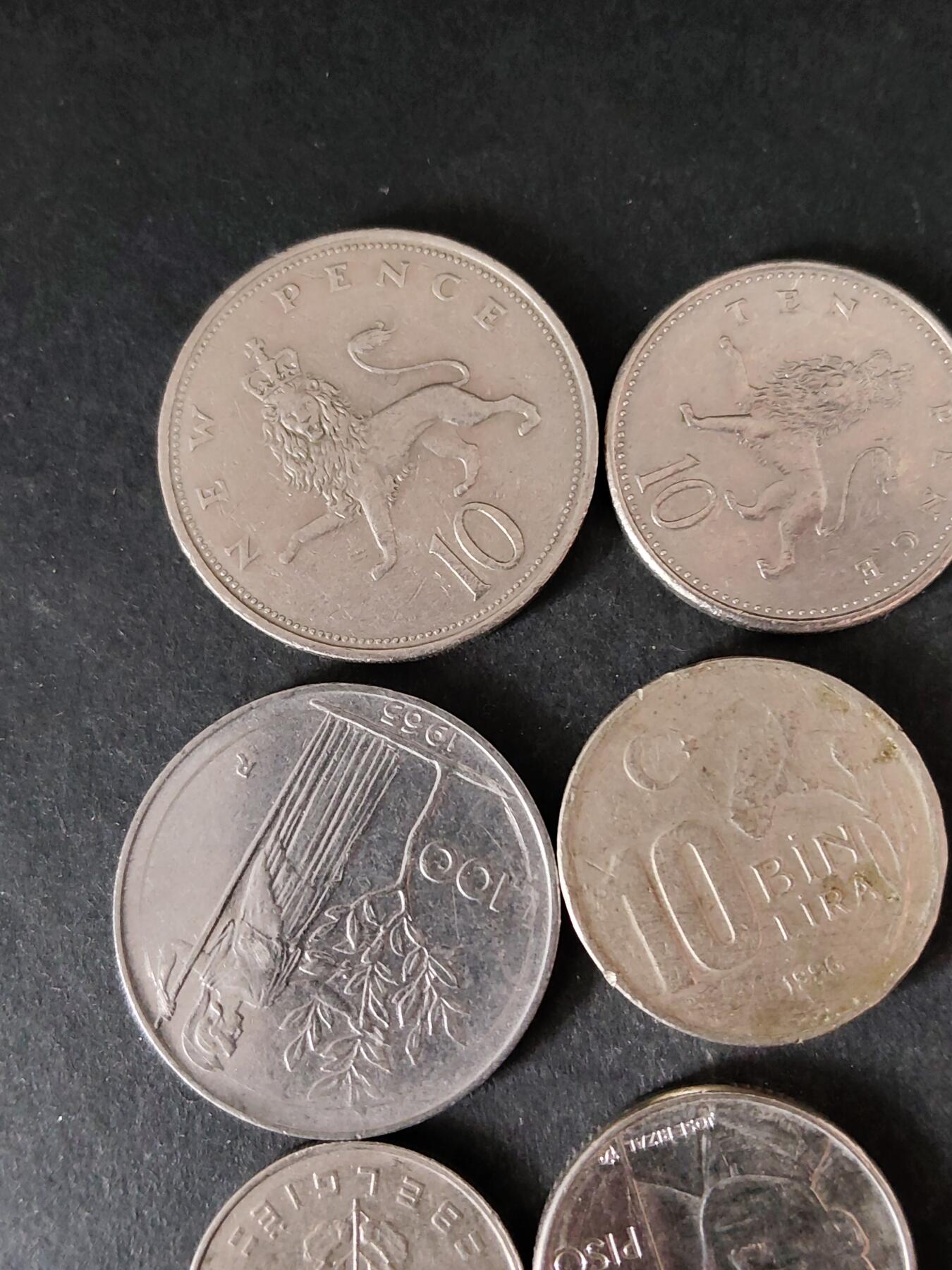 猩哥外币小铺➨【第225场】 硬币9个