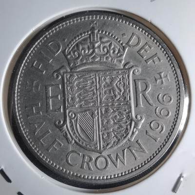 沼泽如烟--第1032场 - 英国1966年半克朗