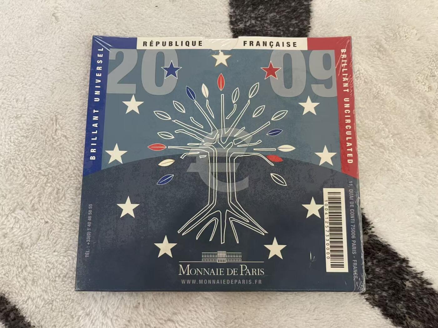 ❤️【币观天下】❤️ 第346期钱币拍卖场- 2026.3.27周五晚上6点半场 长期征集拍品  法国2009年官方原装套币 塑封未拆