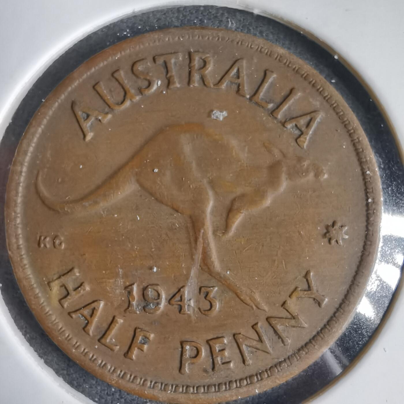 沼泽如烟--第1031场 澳大利亚1943年半便士