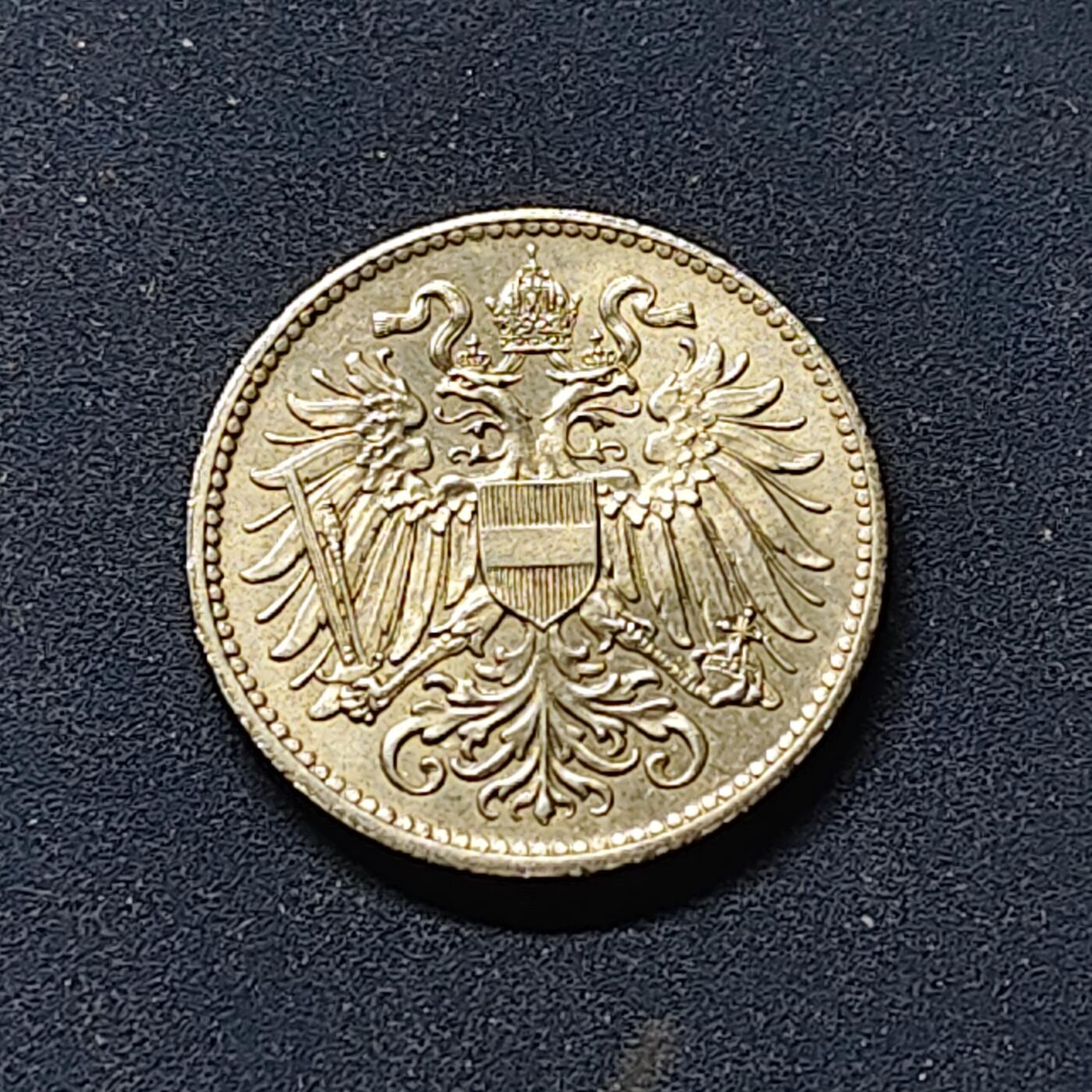 【全场包邮】纯粹捡漏拍514场 奥地利奥匈帝国1916年10赫勒 BU品相