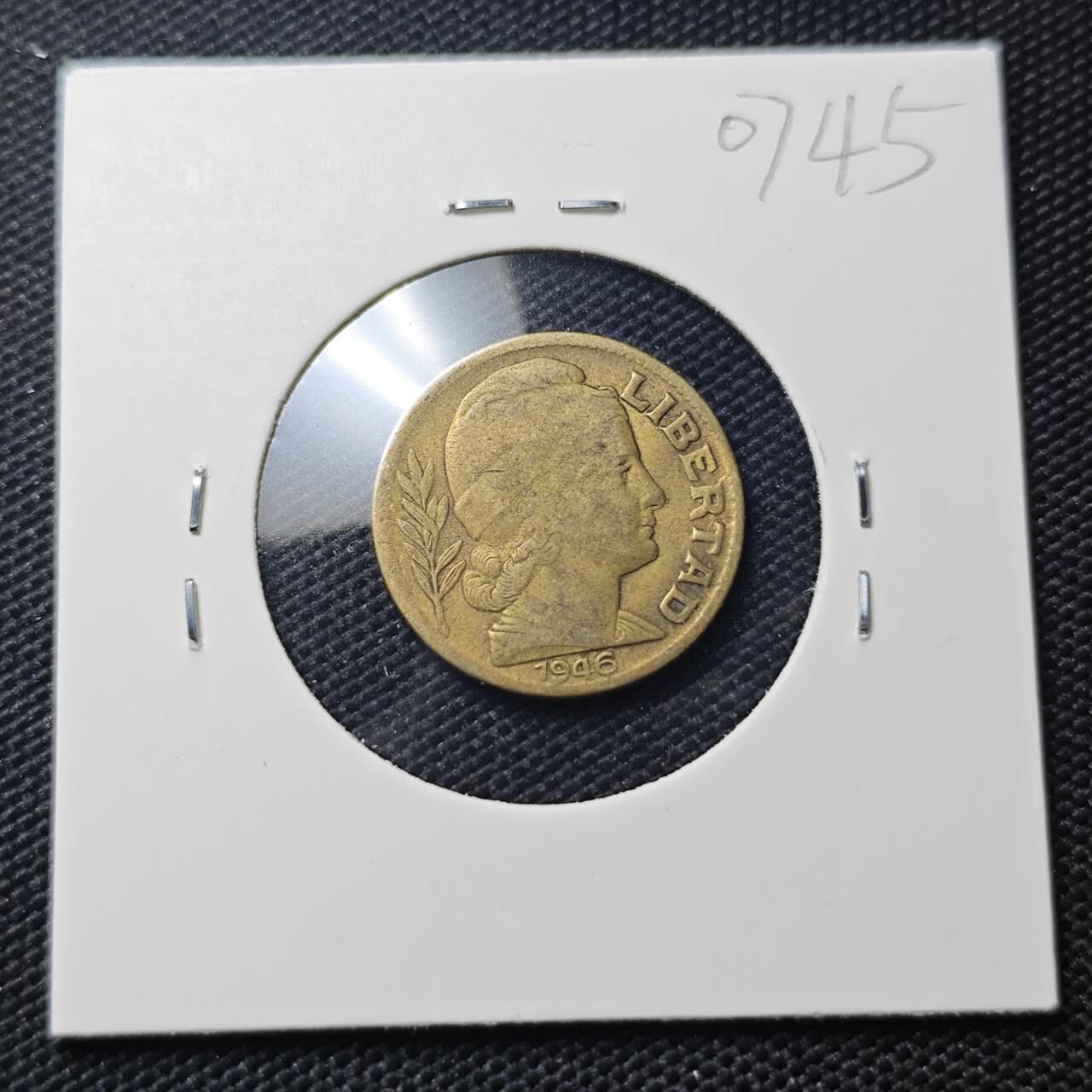 KK钱币收藏小铺  第407期 2月预留时间 周末发货  阿根廷10分铜币