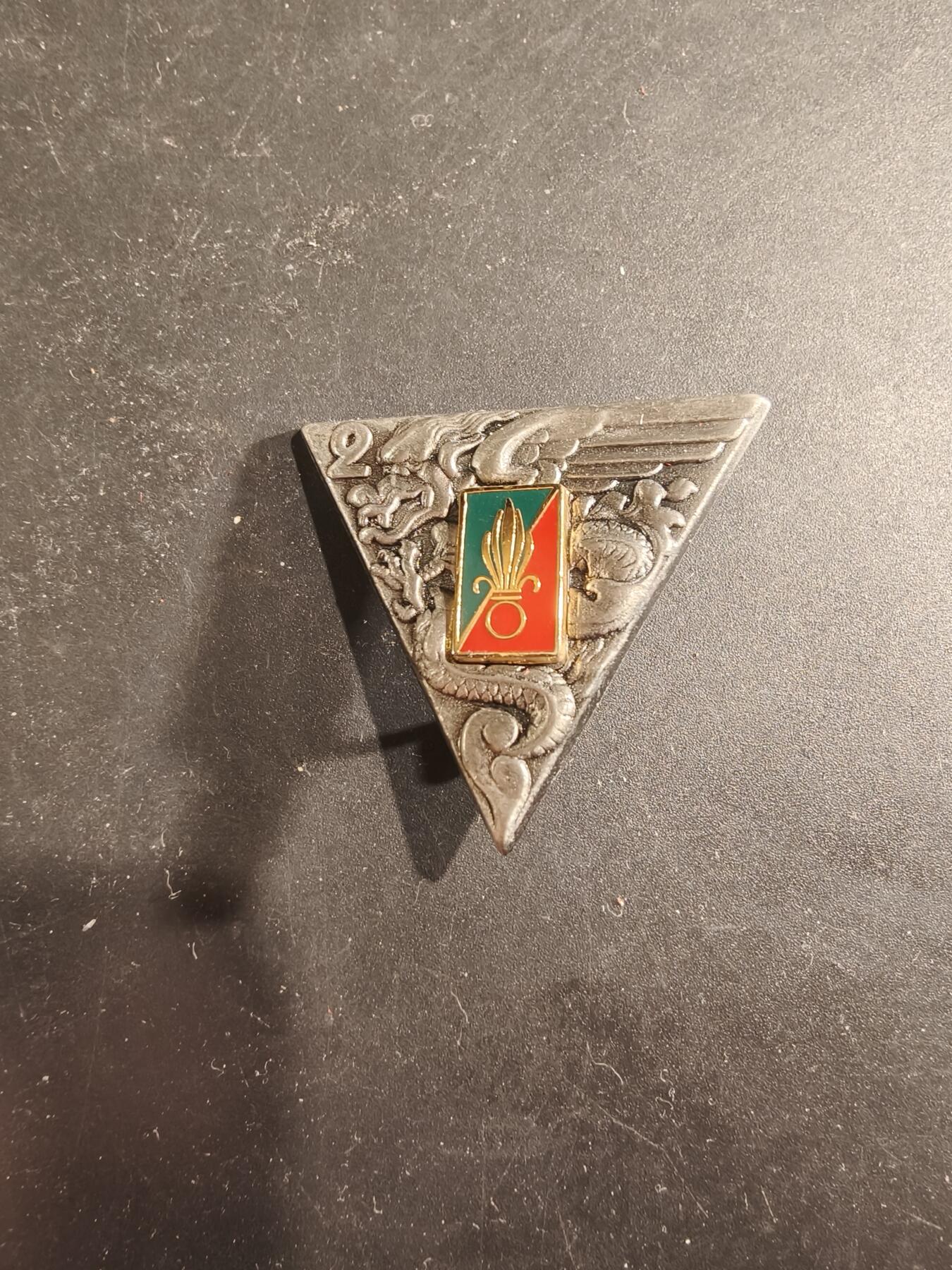 老王徽章第189期 法国外籍军团第2伞降团证章     该团曾参加1949年远征印度支那战役