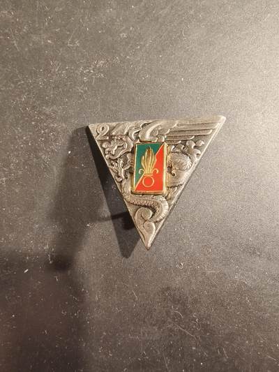 老王徽章第189期 - 法国外籍军团第2伞降团证章     该团曾参加1949年远征印度支那战役