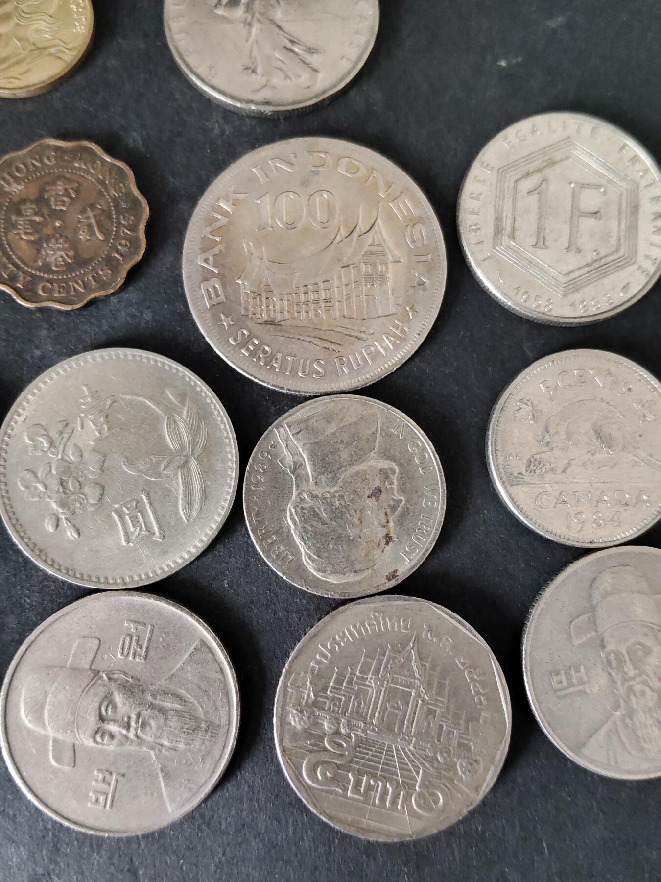 猩哥外币小铺➨【第225场】 硬币14个