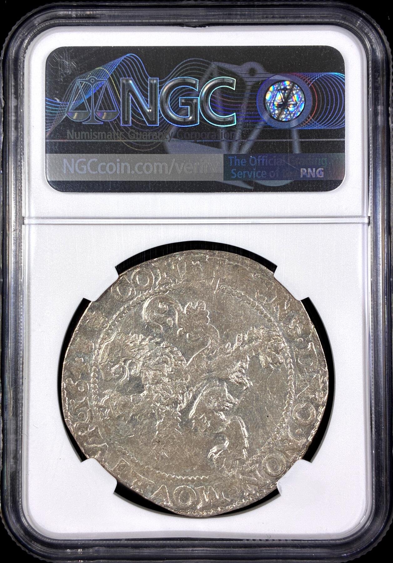 【雨安】【直播拍卖】【第0130期-评级币章】2026-03-28 周六 19:30 (金价981.33, 银价17.11) [评级欧洲] Netherlands 荷兰 共和国 狮子泰勒 西弗里斯兰省 1648年  NGC-MS61 图案清晰, 尤其狮子深俊, 非常难得, 近400年的半机制币出分异常难得