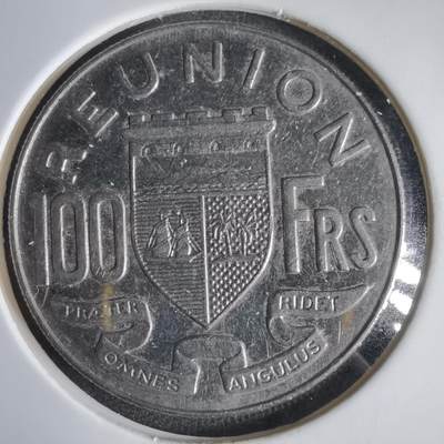 沼泽如烟--第1031场 - 法属留尼旺1964年100法郎