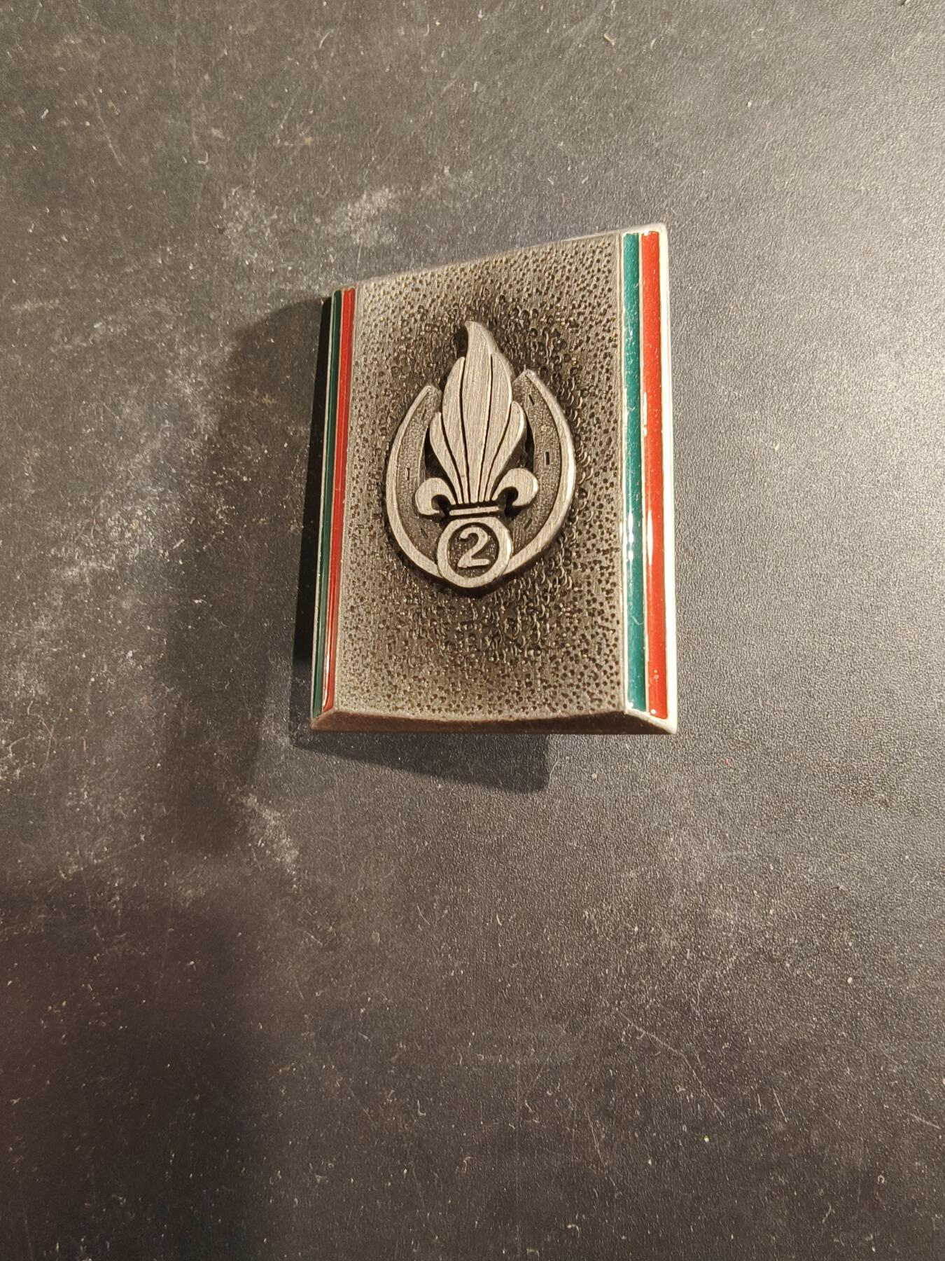 老王徽章第189期 法国外籍军团第2步兵团证章