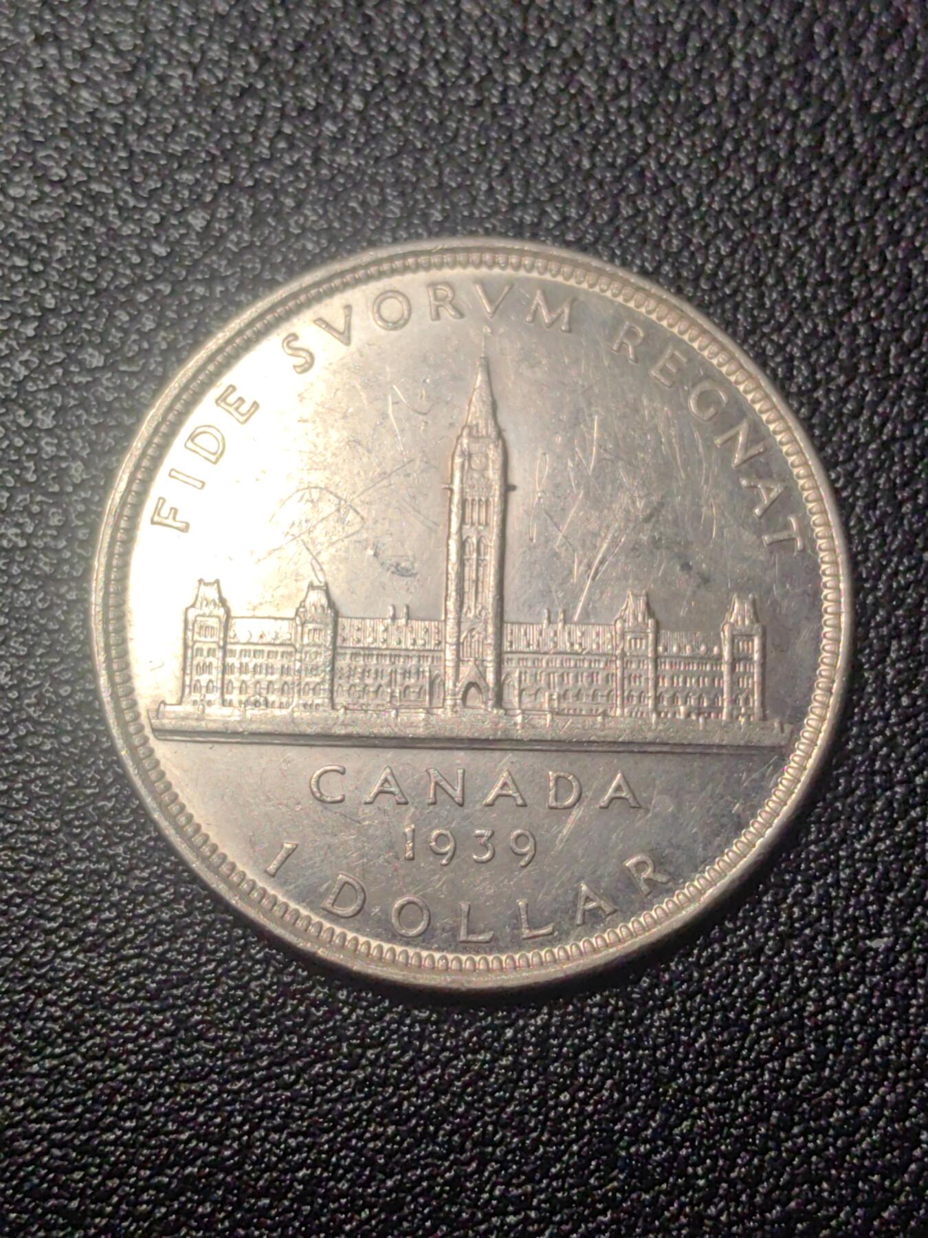 靖甫拍卖第七场 加拿大1939一元大银币