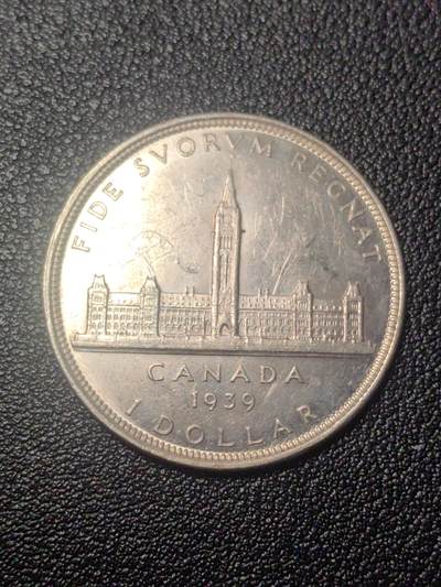 靖甫拍卖第七场 - 加拿大1939一元大银币