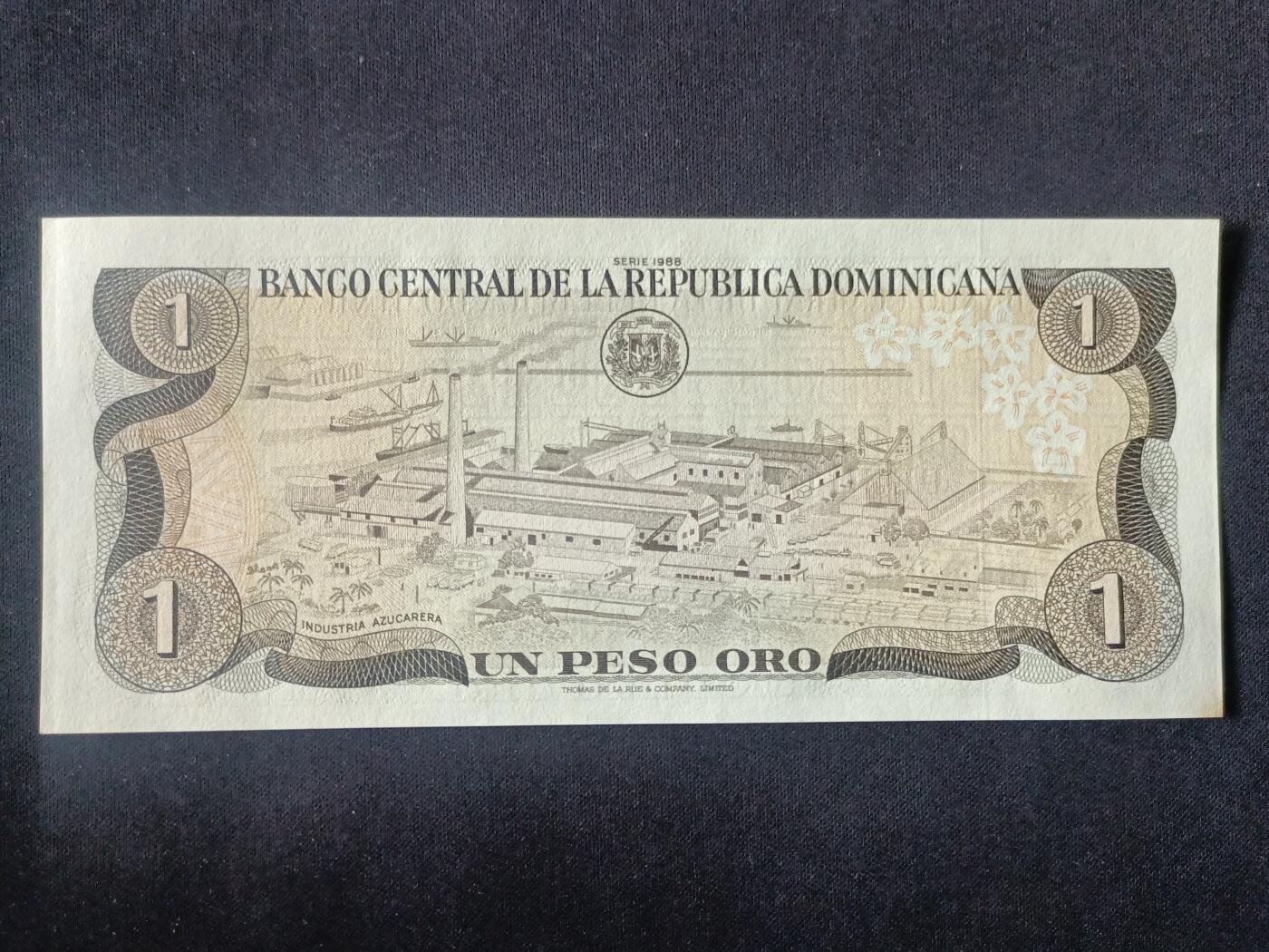 【游宝拍卖】丙午马年第15期 多米尼加-1比索【永恒号 M869301T 近新AU 】