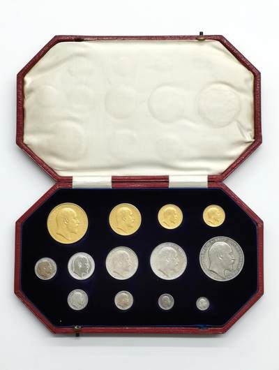博洋堂“芳菲春韵”3月精品大拍专场暨第166期（全场包邮） - 英国1902年爱德华七世Matte Proof13枚大全套原盒 全部N盒P盒高分状态