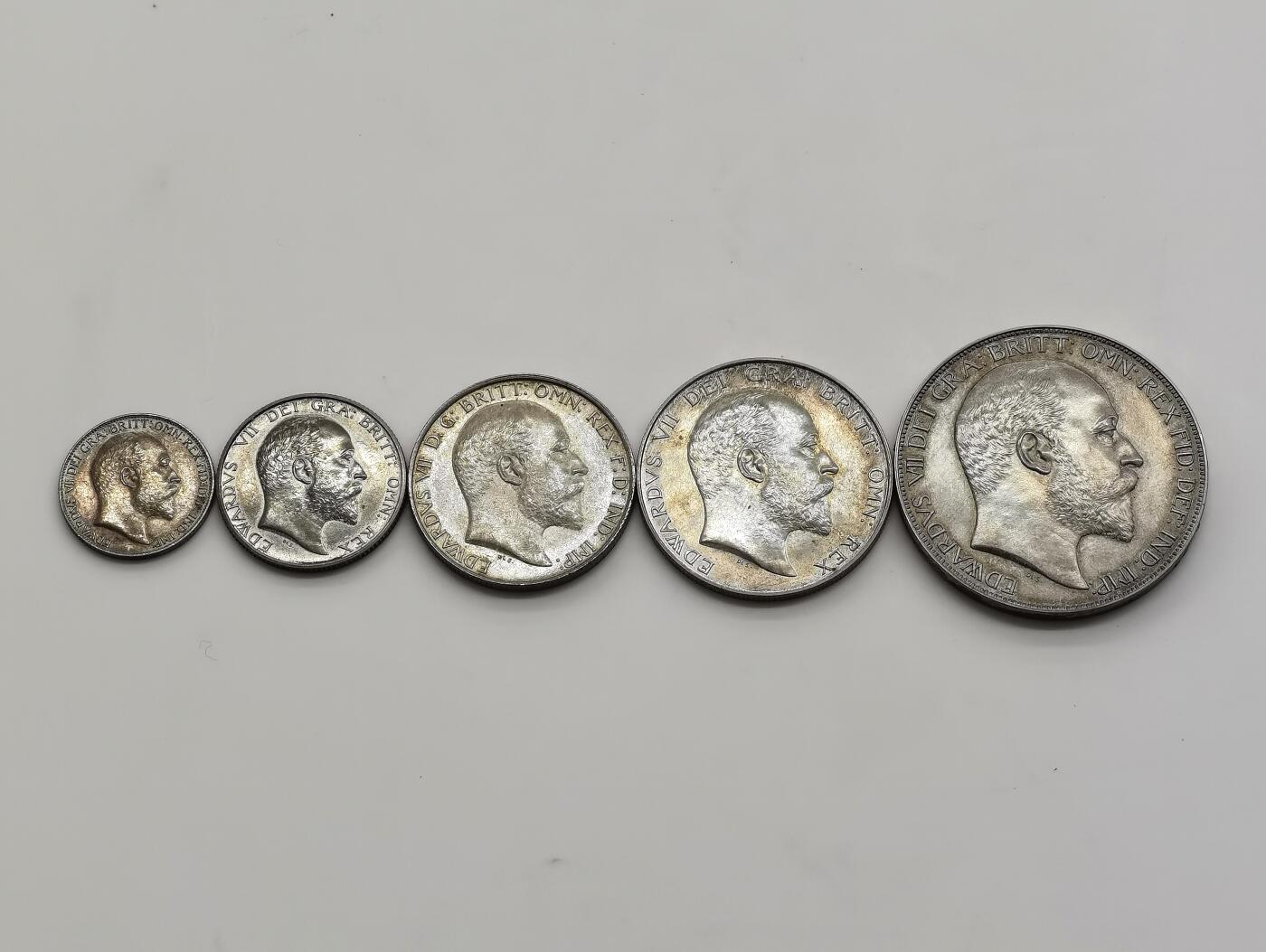 博洋堂“芳菲春韵”3月精品大拍专场暨第166期（全场包邮） 英国1902年爱德华七世Matte Proof13枚大全套原盒 全部N盒P盒高分状态