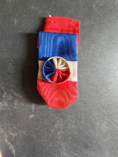 老王徽章第189期 - 法国金级劳工奖章绶带