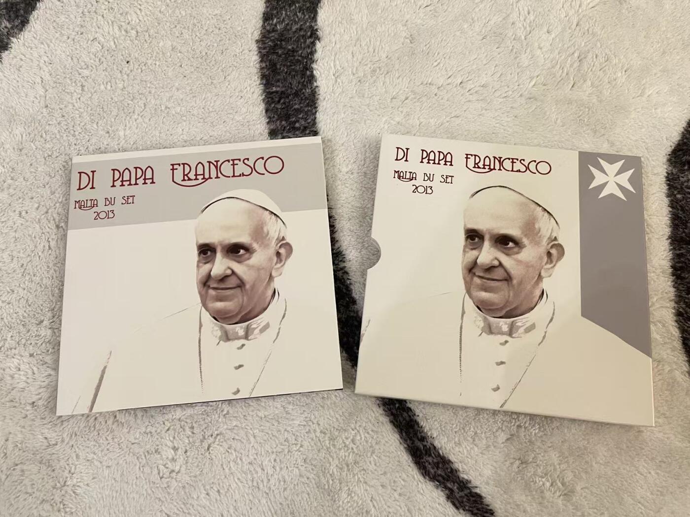 ❤️【币观天下】❤️ 第346期钱币拍卖场- 2026.3.27周五晚上6点半场 长期征集拍品  马耳他2013年教皇官方套币 含一枚精美彩色纪念章