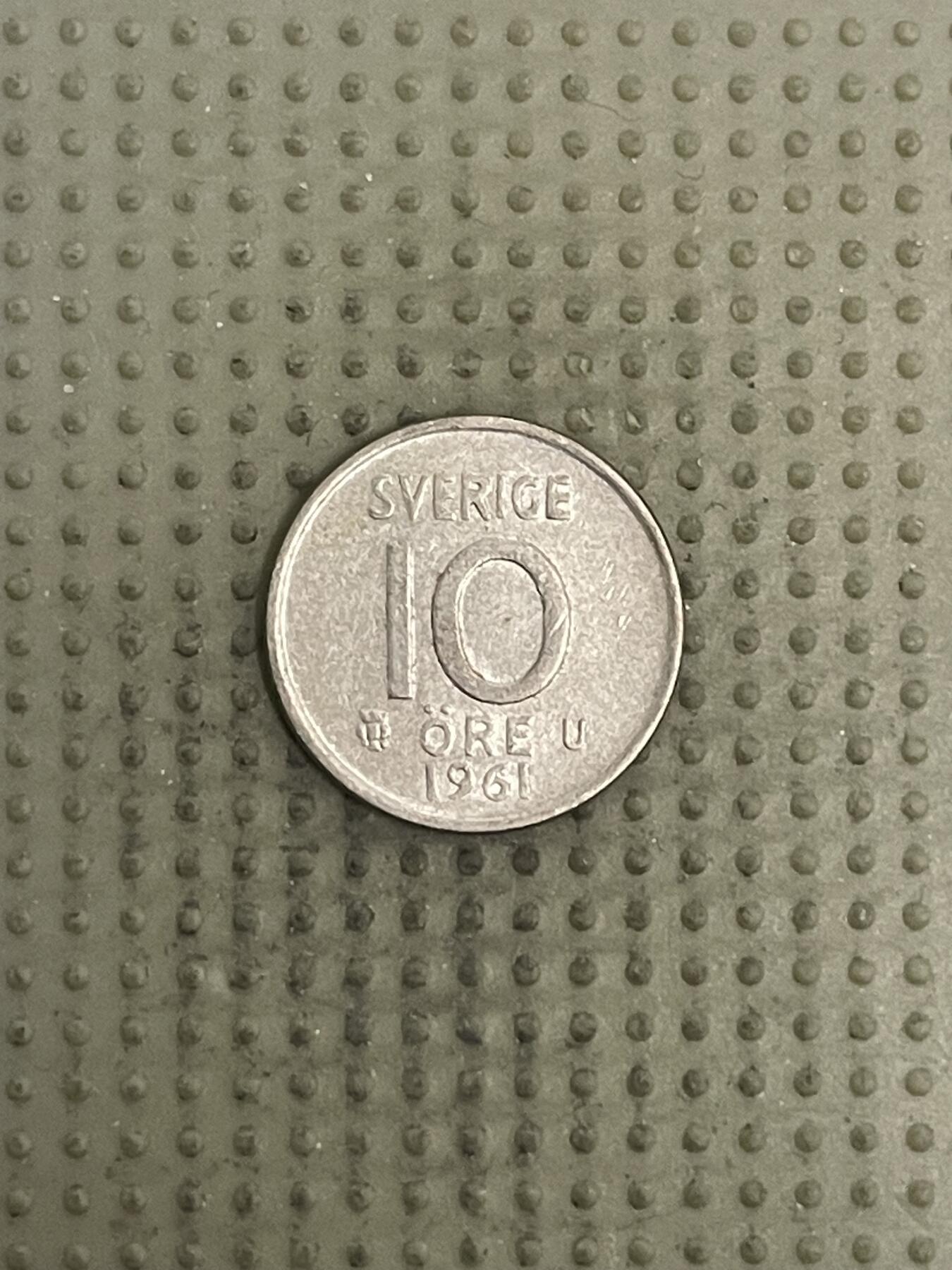 2026年第38场各国散币拍卖（总第188场） 瑞典1961年10欧尔银币