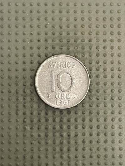 2026年第38场各国散币拍卖（总第188场） - 瑞典1961年10欧尔银币