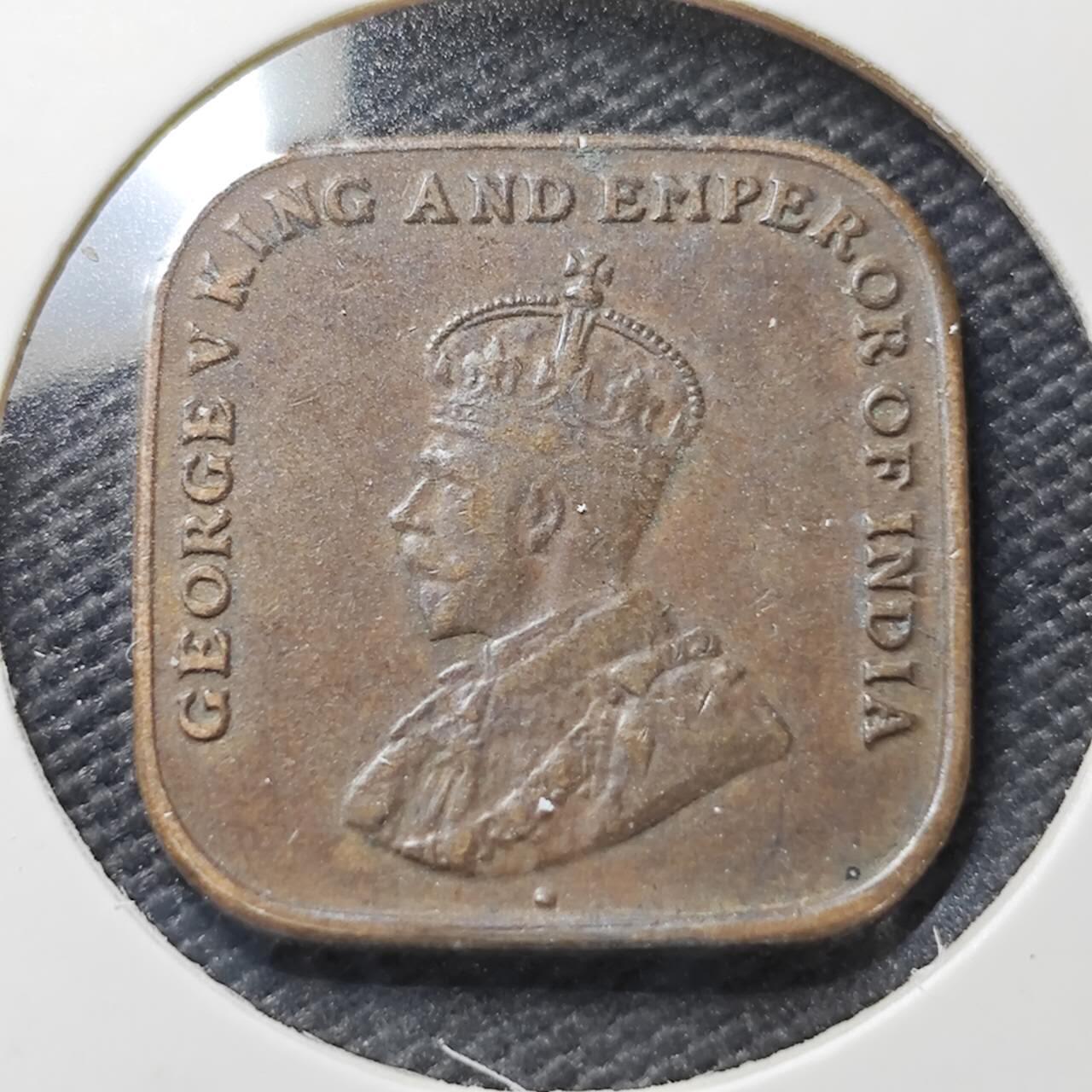 KK钱币收藏小铺  第407期 2月预留时间 周末发货  1919马来亚1分铜币