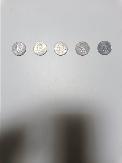 【20260328】非全新纸币和硬币第350场 - 美国5枚硬币