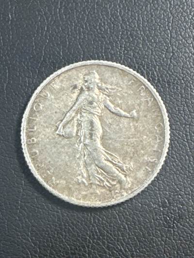 ❤️【币观天下】❤️ 第346期钱币拍卖场- 2026.3.27周五晚上6点半场 长期征集拍品  - 极美品 1914 年法国播种女神 1 法郎银币