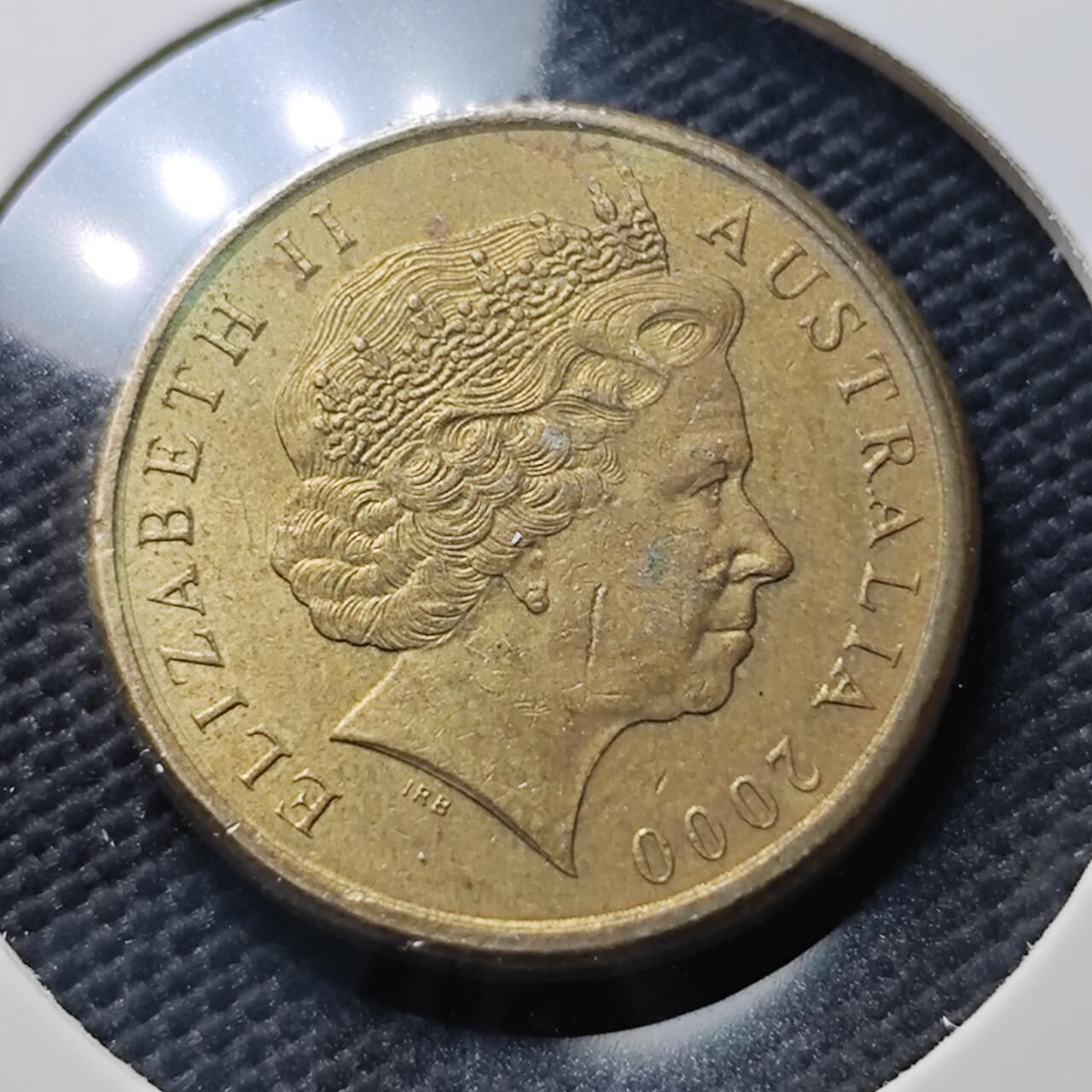 KK钱币收藏小铺  第406期 2月预留时间 周末发货  2000澳大利亚2元