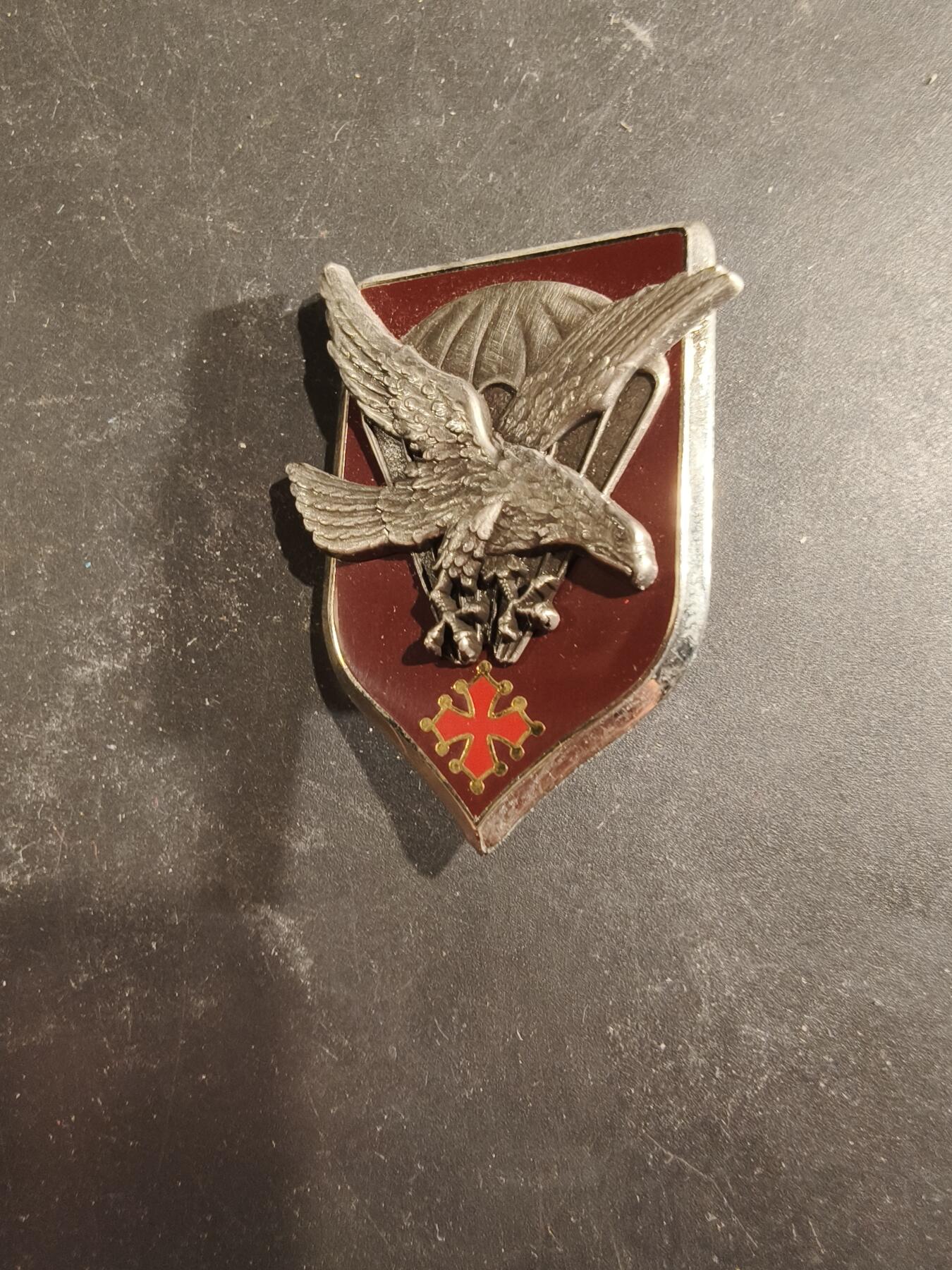 老王徽章第189期 法国陆军第11空降旅证章     