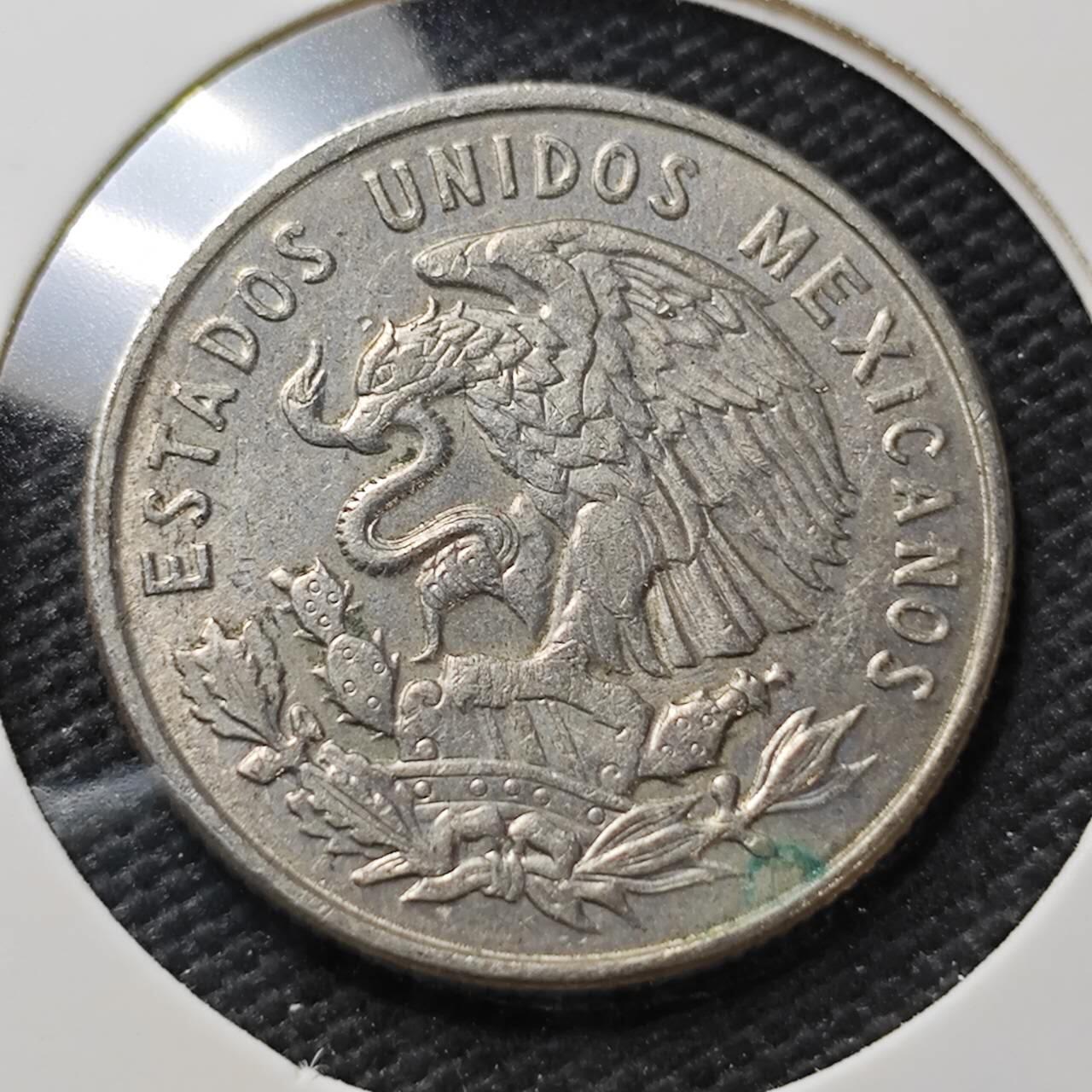 KK钱币收藏小铺  第407期 2月预留时间 周末发货  墨西哥10分