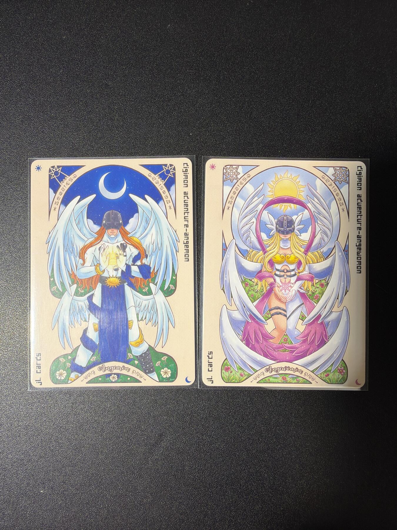 NO.28 好又多金牌大场，每周一站式配齐，方便凑单！（周6晚9点截拍，卖家送拍0抽成！） 京珞卡牌 天使兽+天女兽对卡 彩闪