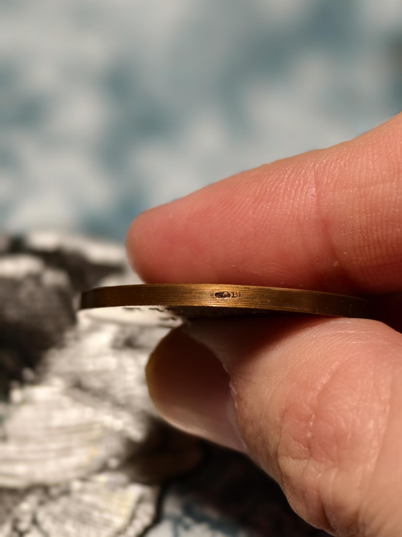 抚柳草堂-第十九期章牌钱币  奖章勋章限时免佣 满百包邮 放漏专场 法国巴黎造币厂纪念铜章 直径32mm  重14.2g