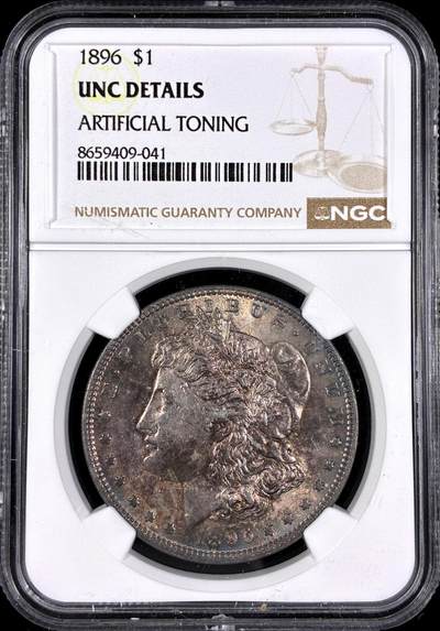 【雨安】【直播拍卖】【第0130期-评级币章】2026-03-28 周六 19:30 (金价981.33, 银价17.11) - [评级美洲] USA 美国 1美元 (1878-1921) 摩根 1896年  NGC-UNC