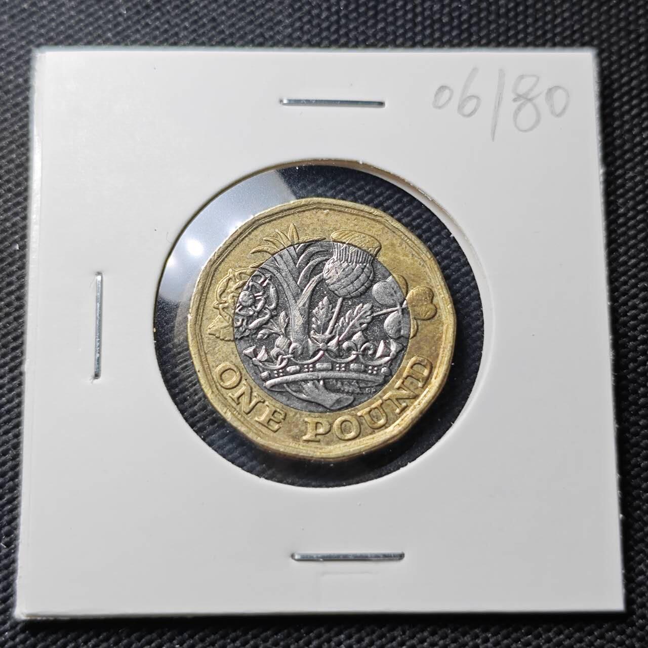 KK钱币收藏小铺  第406期 2月预留时间 周末发货  英国1镑