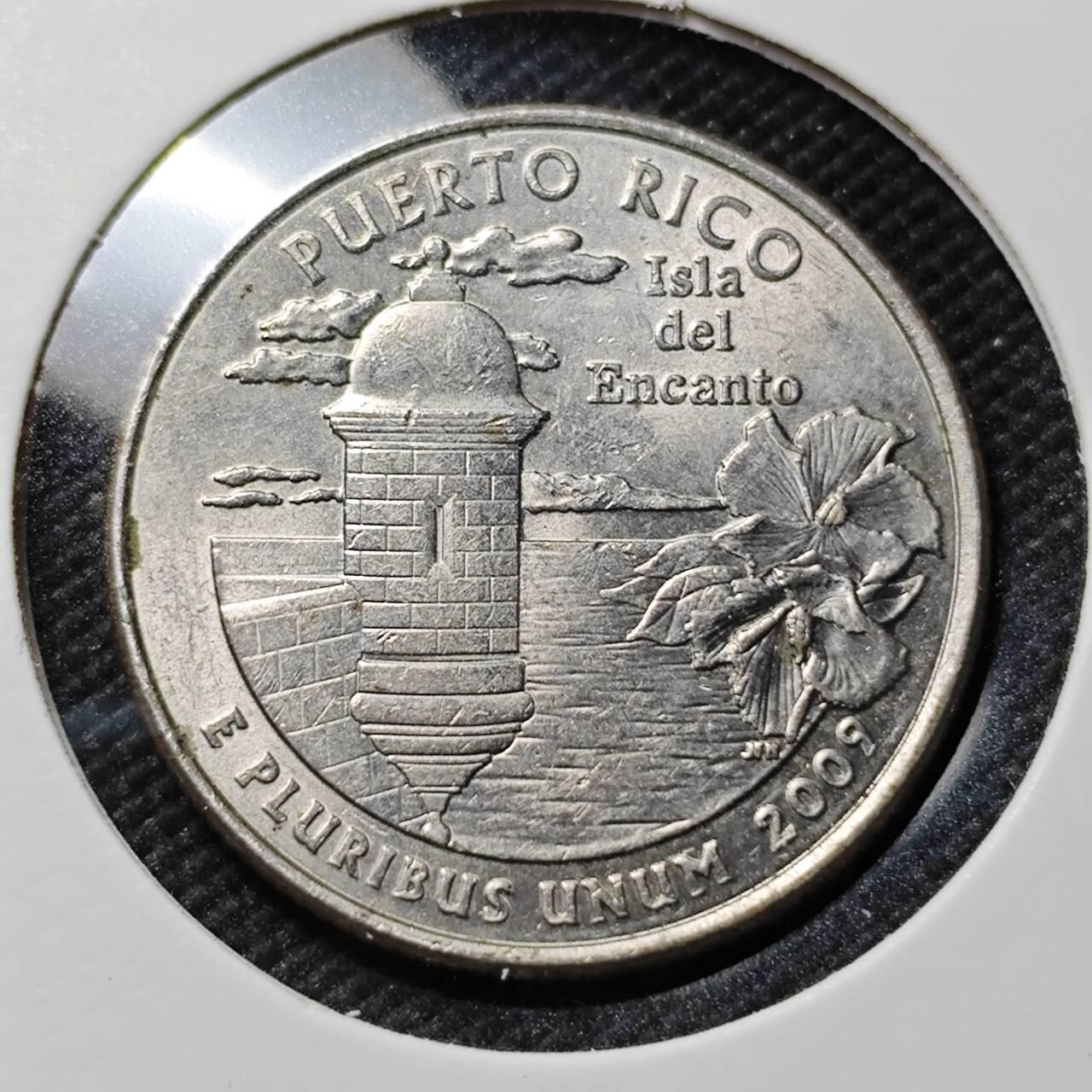 KK钱币收藏小铺  第406期 2月预留时间 周末发货  2009美国25分纪念币