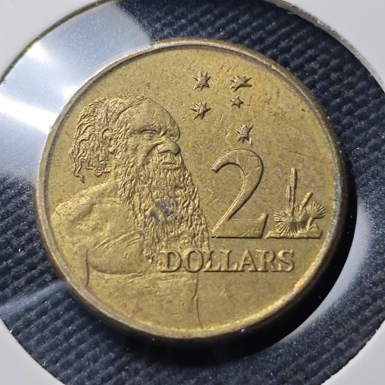 KK钱币收藏小铺  第406期 2月预留时间 周末发货  2000澳大利亚2元